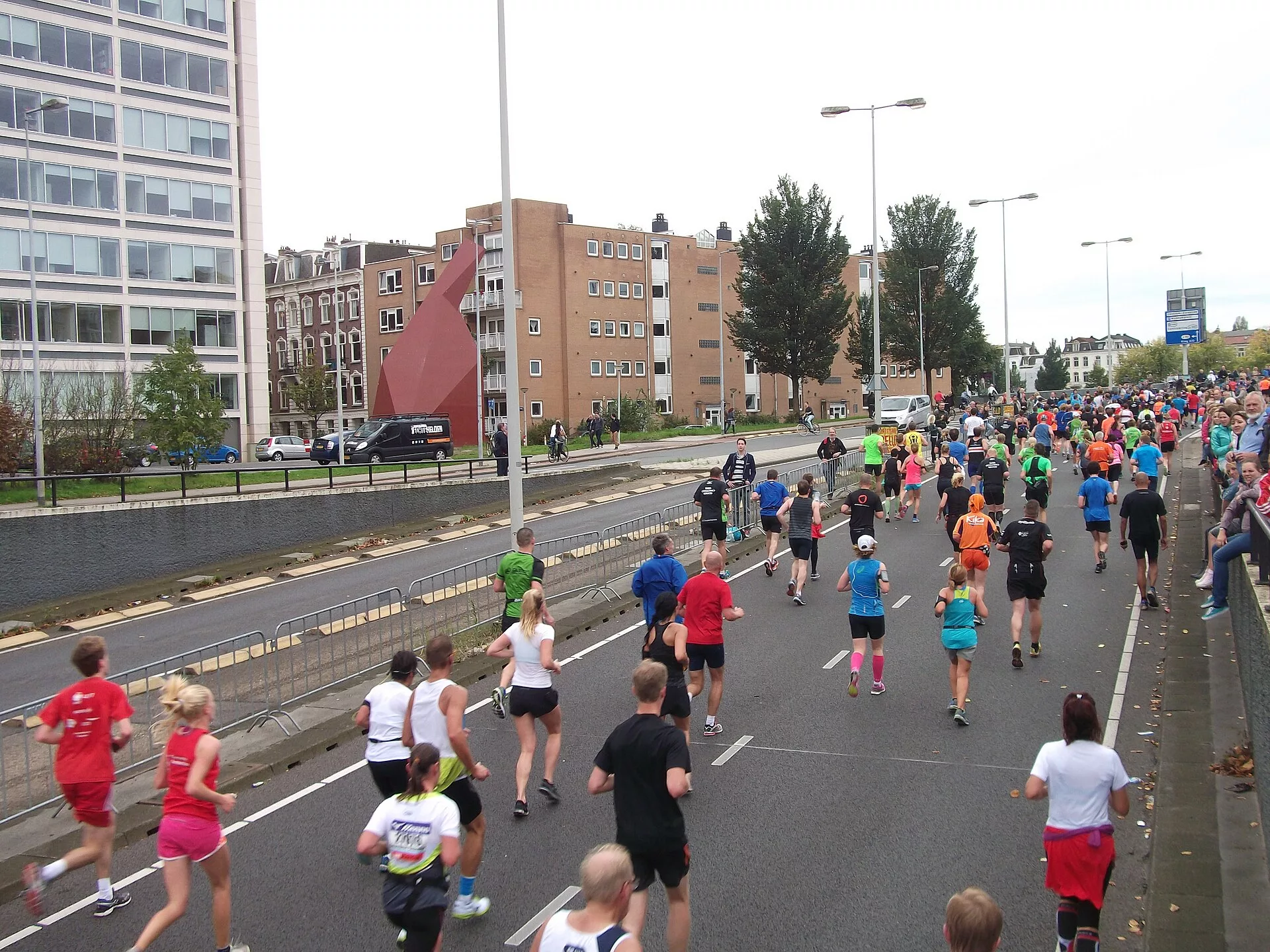 Futók az Amszterdami Maratonon (archív illusztráció, 2014)
