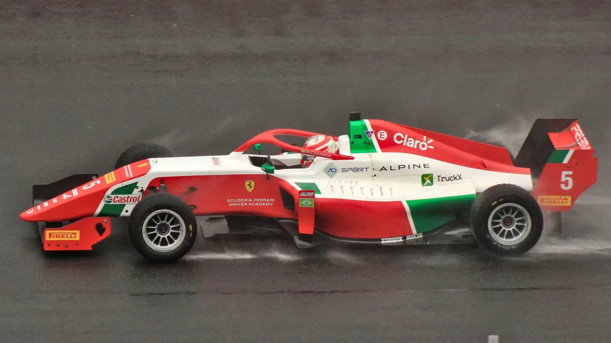 Rafael Câmara versenyautója a Hungaroringen 2024-ben